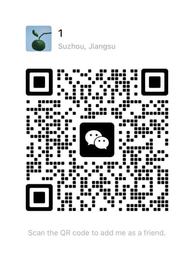 Scan to add on WeChat