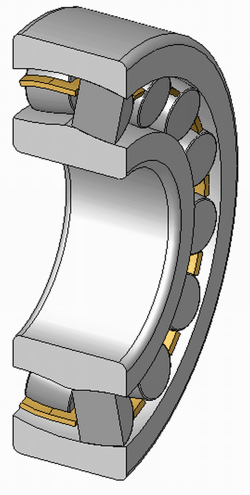 Four-Row Cylindrical Roller Bearing